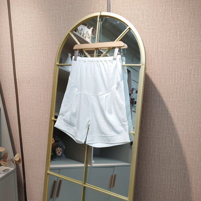 HJ77孕妇白色短裤XL100-130
