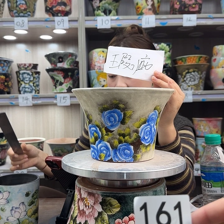 紫砂花盆瑕疵瑕疵161