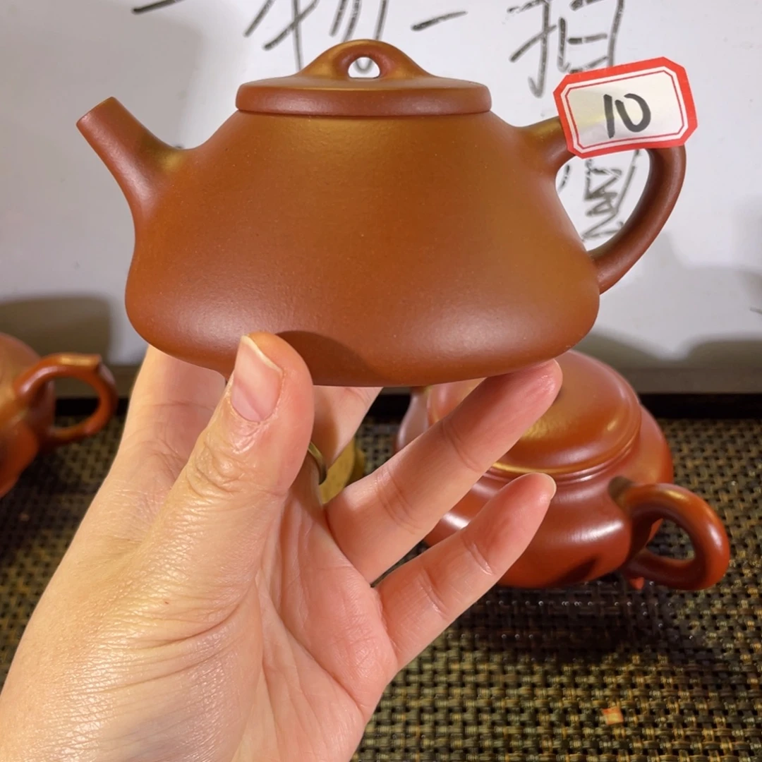 紫砂茶壶子冶红皮龙