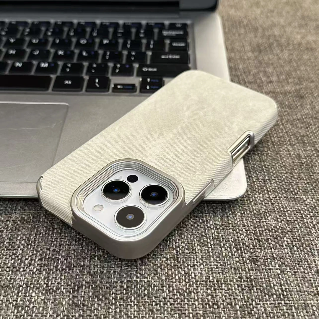 奥菲顿新款牛仔纹适用苹果17pro手机壳16高级华为vivo小米15oppo