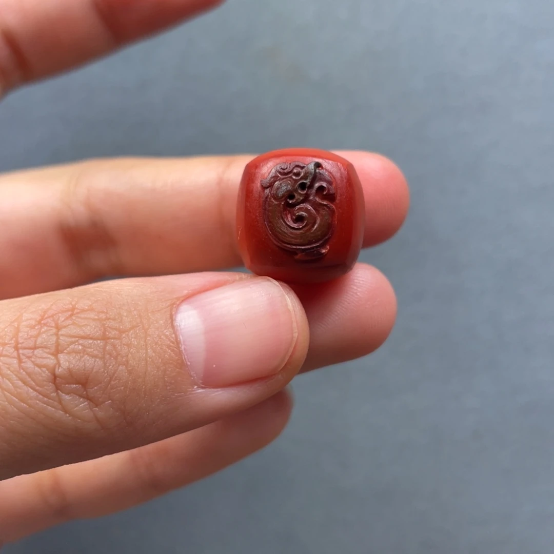 南红玛瑙未镶嵌配饰14.5mm