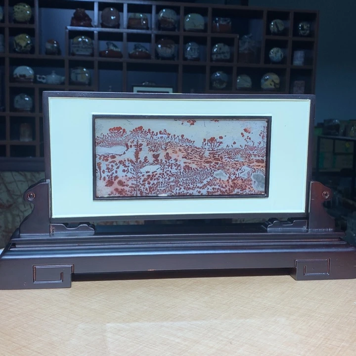 ，广西国画石摆件，收藏观赏