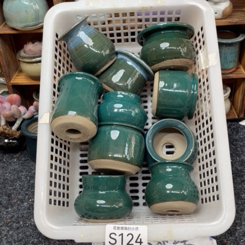 紫砂花盆瑕疵124口量3到4