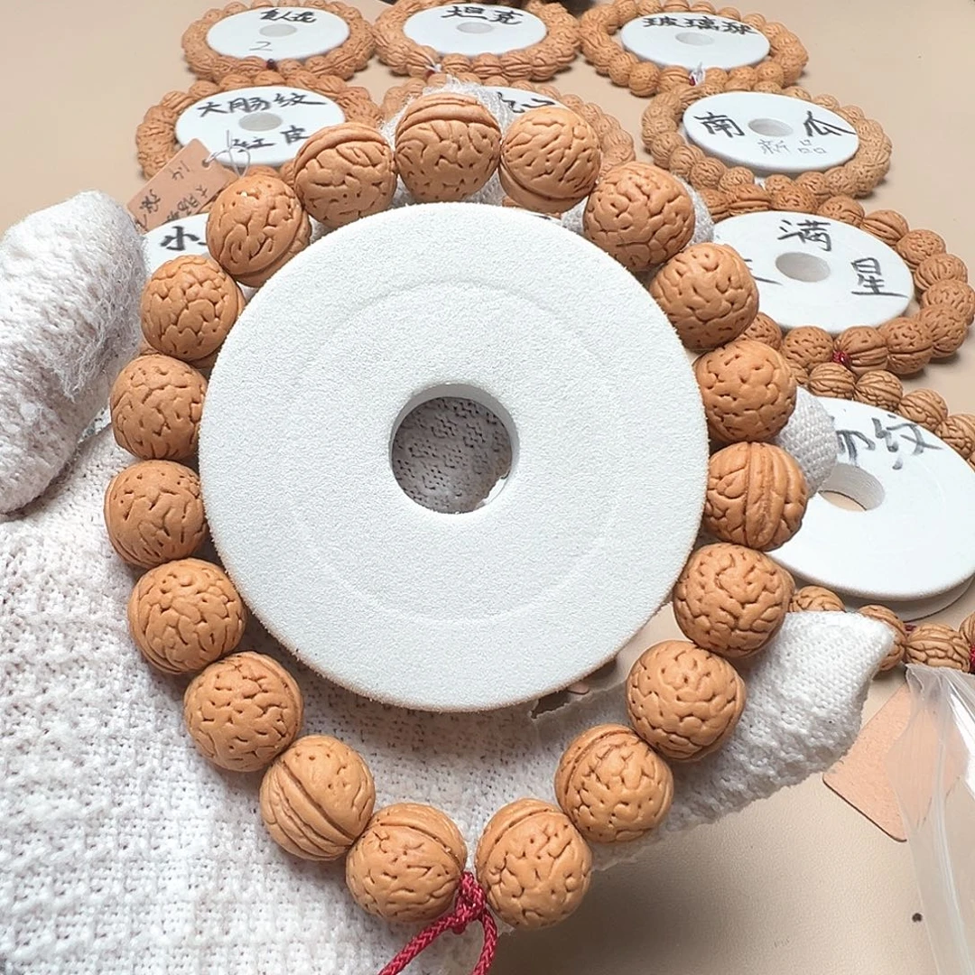 桃核手串1.4小脑纹