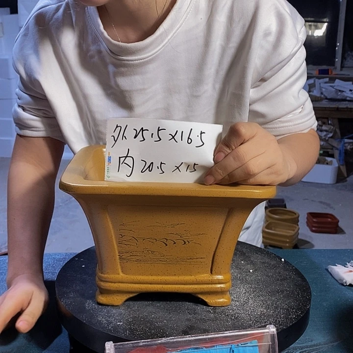 紫砂花盆紫砂紫砂