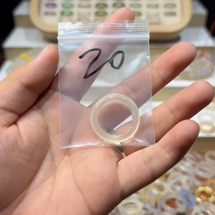 玛瑙/玉髓戒圈未镶嵌