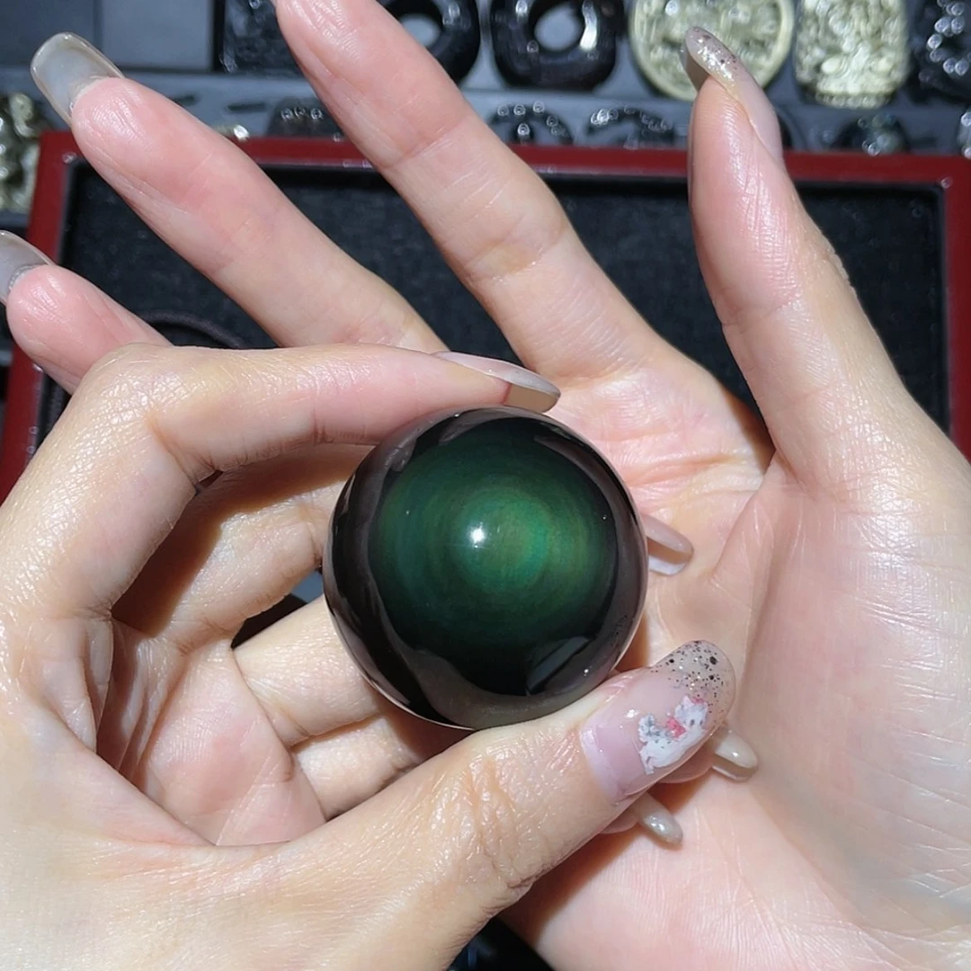 【闪购商品】未镶嵌黑曜岩珠宝奇石泉*
