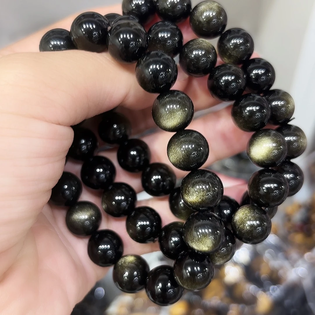 水晶手链未镶嵌金耀石卡12