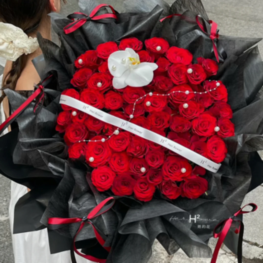 214情人节【爱你一生】52朵玫瑰33朵玫瑰99朵红玫瑰送女朋友老婆