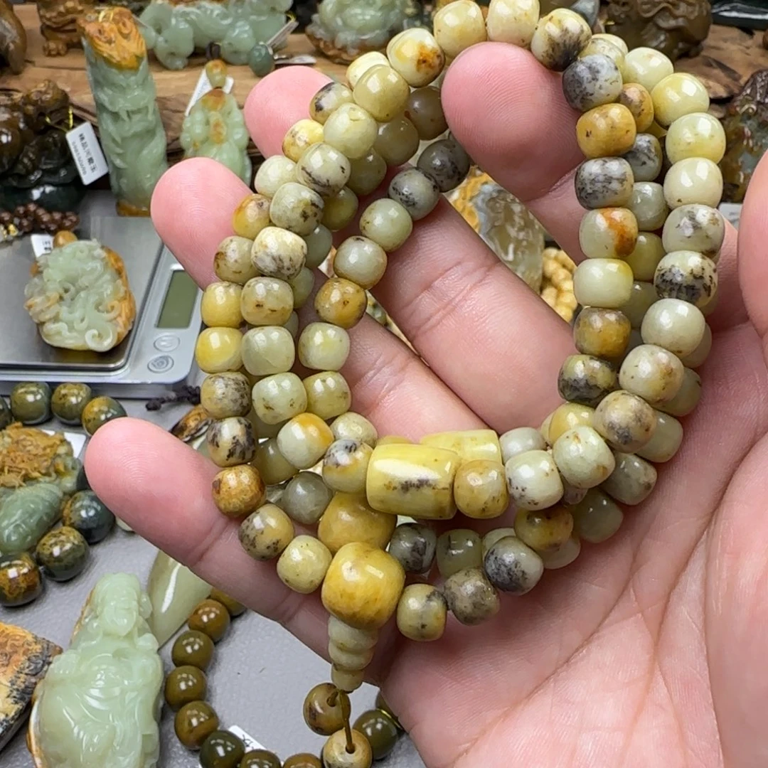 岫岩河磨玉（透闪石质玉）未镶嵌珠宝奇石