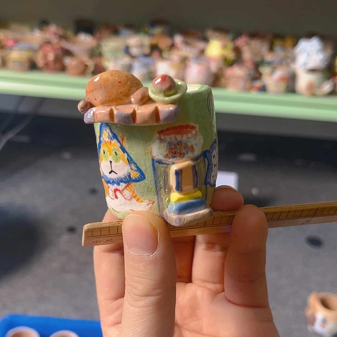 红陶老梧家瑕疵多肉花盆