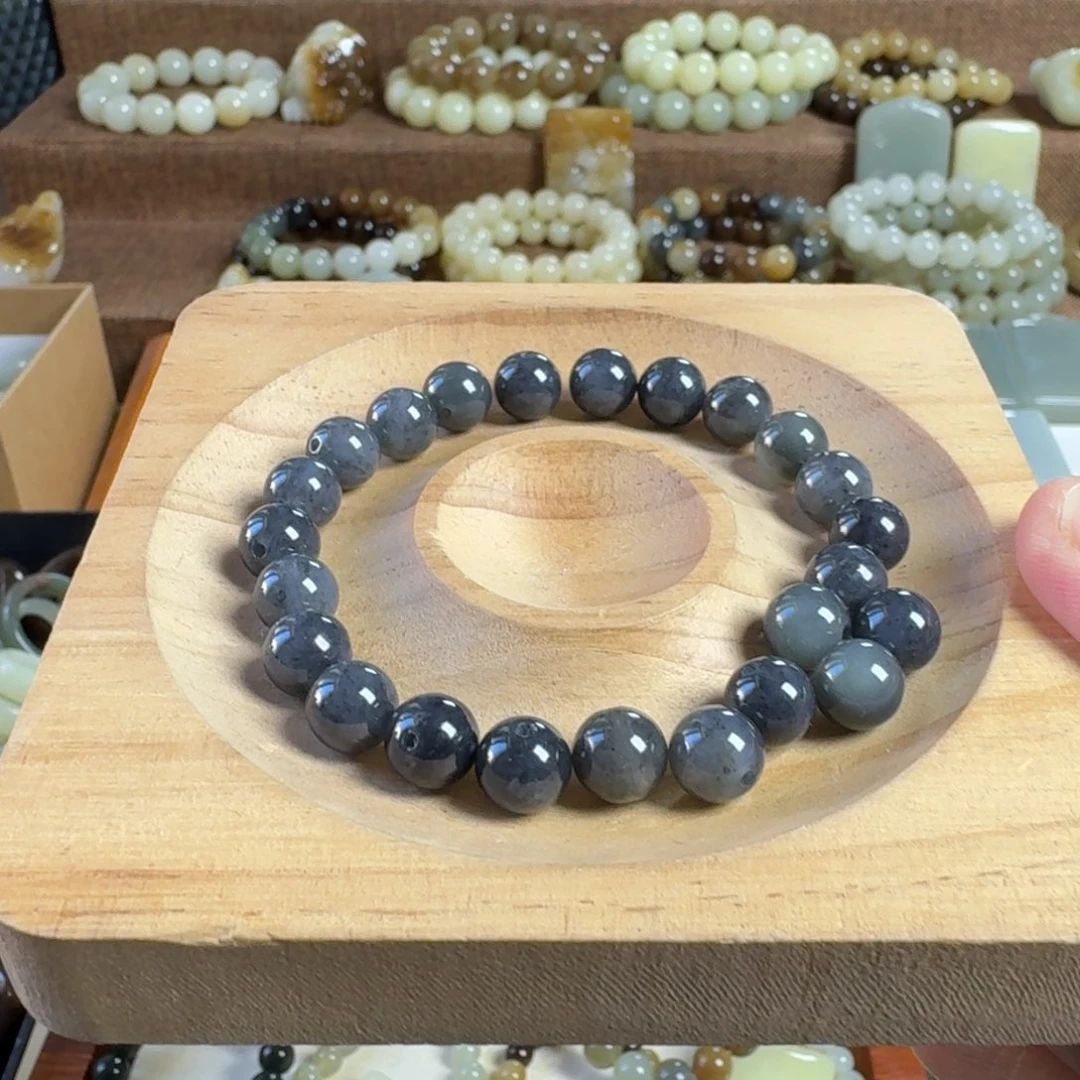 散***拉和田玉未镶嵌手链