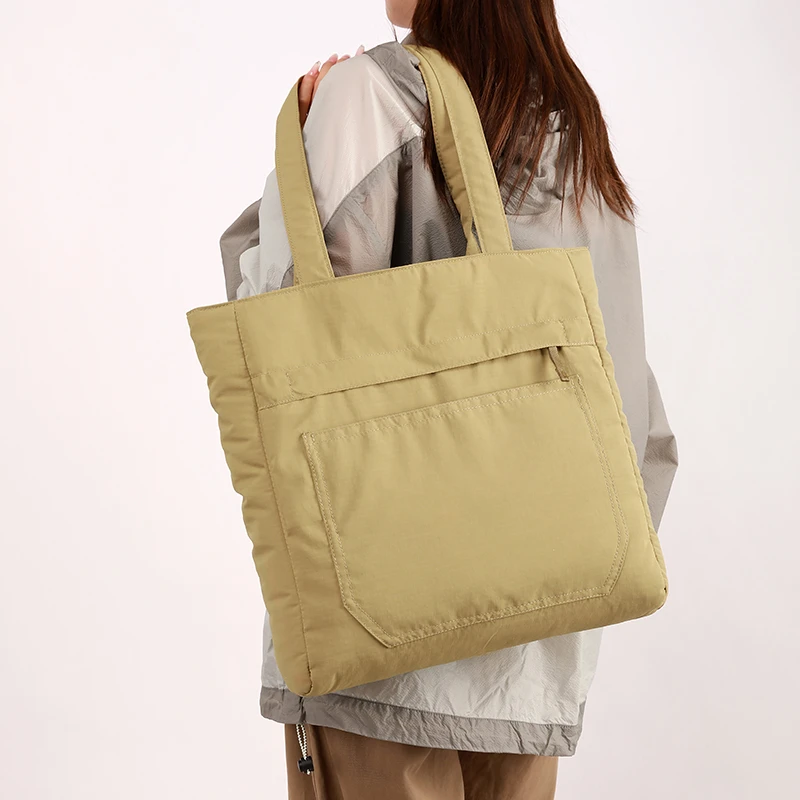 尼龙托特包女韩版简约休闲通勤手提包平板电脑包高颜值单肩腋下包