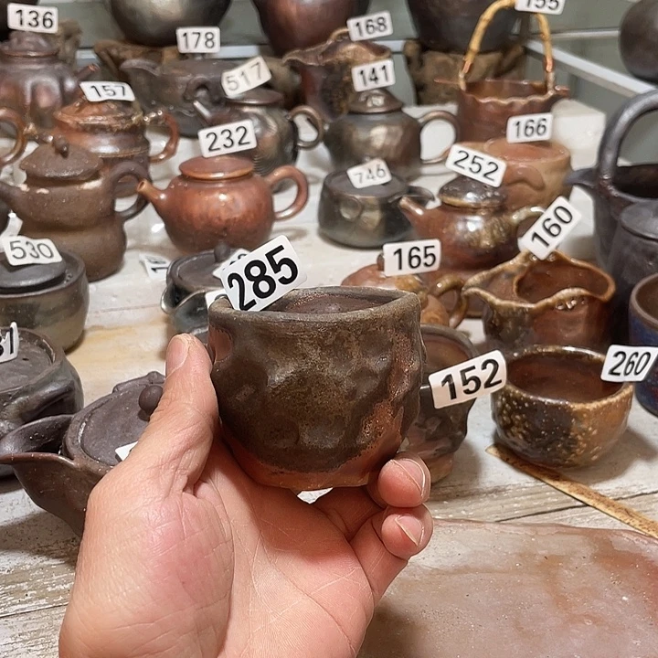 纯手工柴烧茶具精品