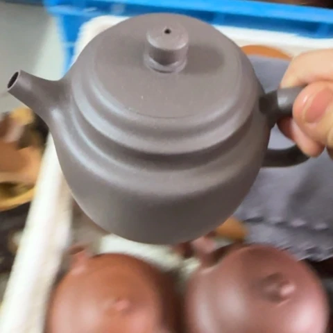 紫砂茶壶〆**ゾ天青泥料220cc