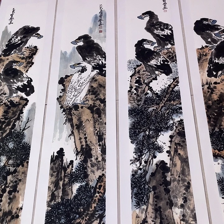 二***黑国画张圣敏先生纯手绘作品