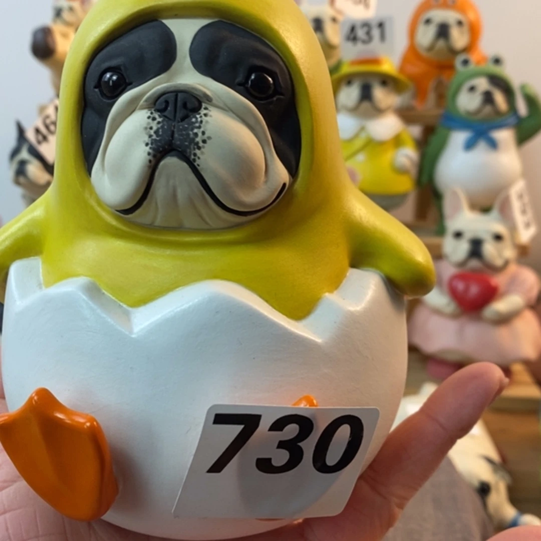 【闪购商品】微瑕730黑白花存钱罐陶瓷周边