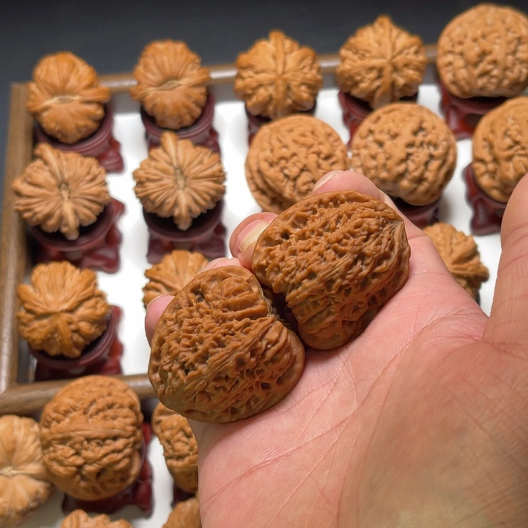 S***g把件文玩核桃南将石高炮核桃尺寸40