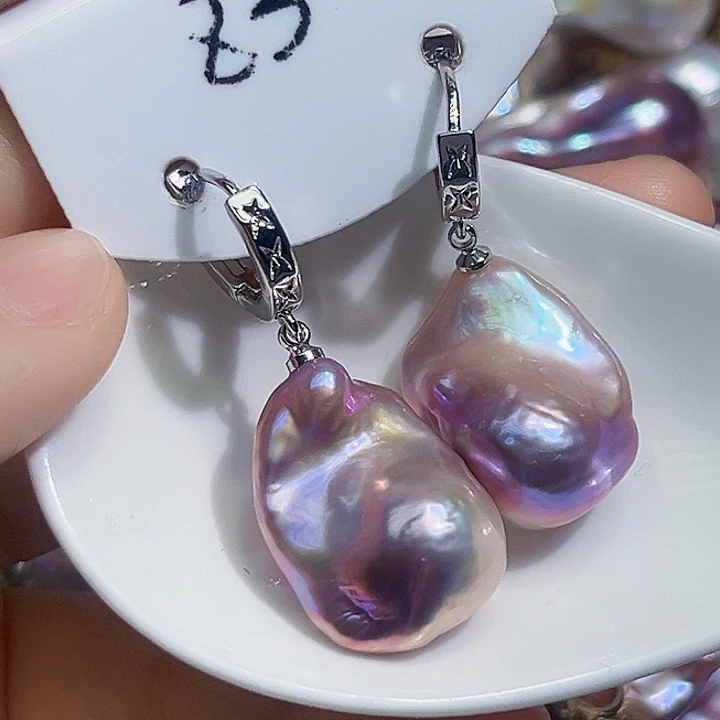 未镶嵌耳饰淡水珍珠