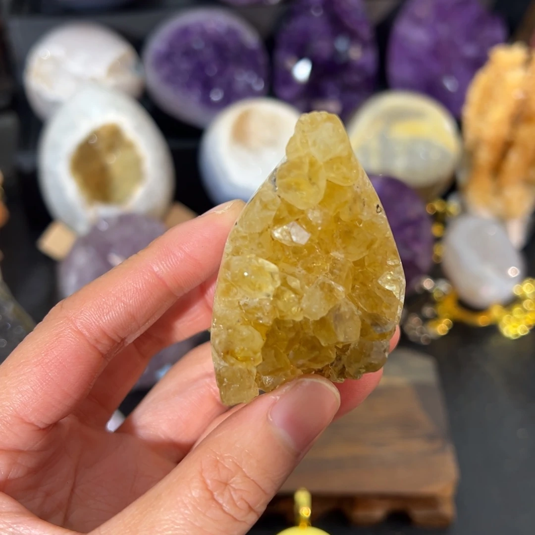 ****ʔ未镶嵌紫晶珠宝半成品