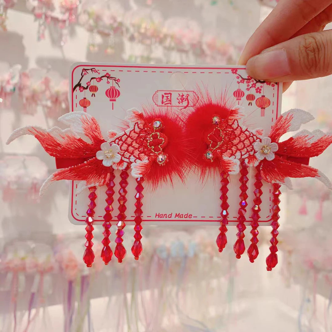 【 MX-22508】1对压夹 发圈可爱女童儿童配饰发绳发饰