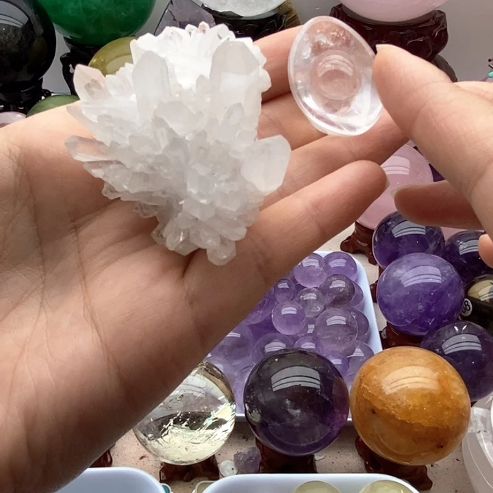 水晶珠宝半成品未镶嵌2