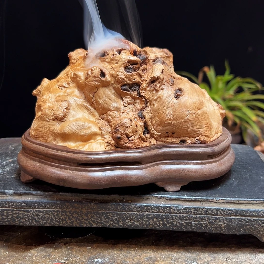 顺***～荔枝木熏香成品香爐