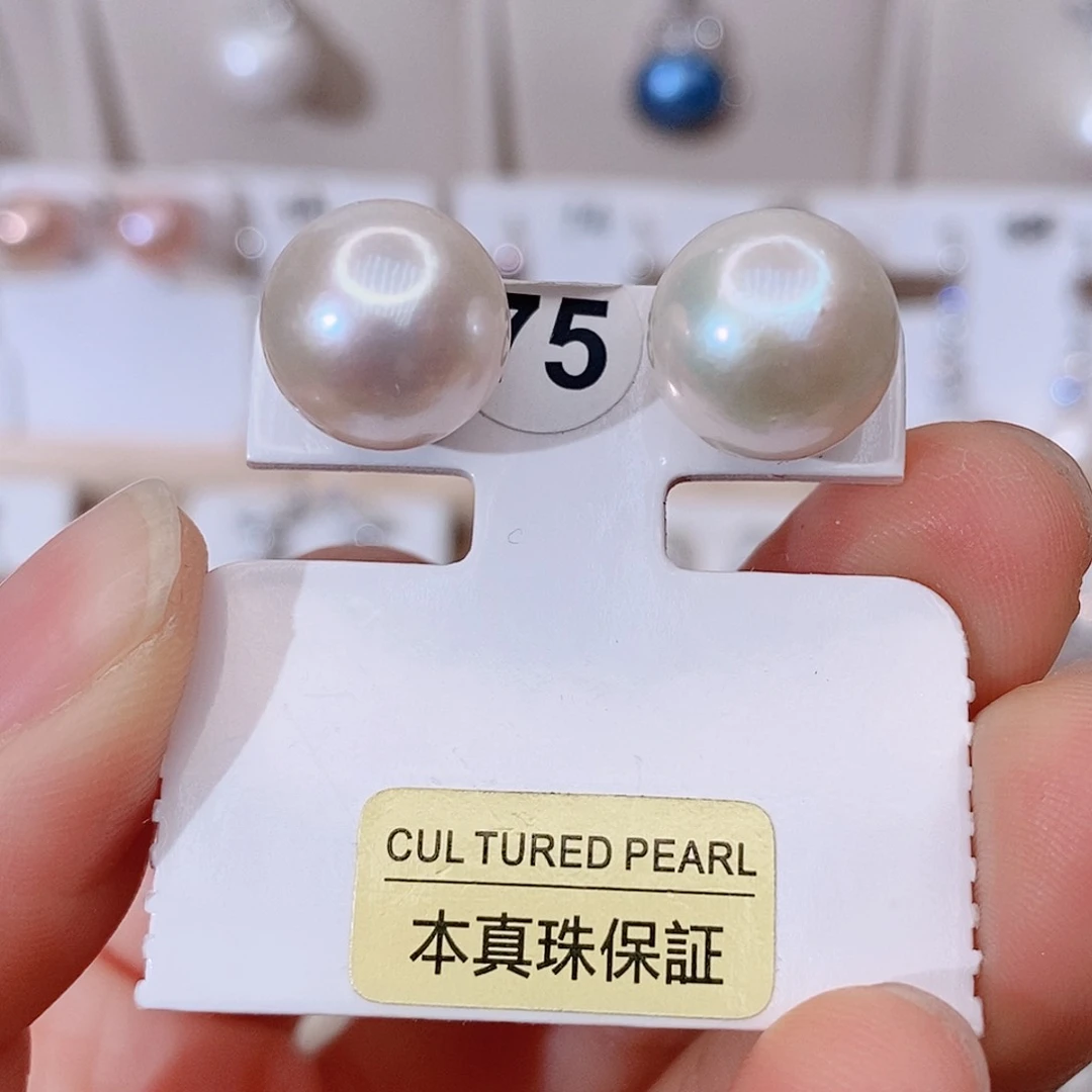 颈饰银S925镶嵌淡水珍珠