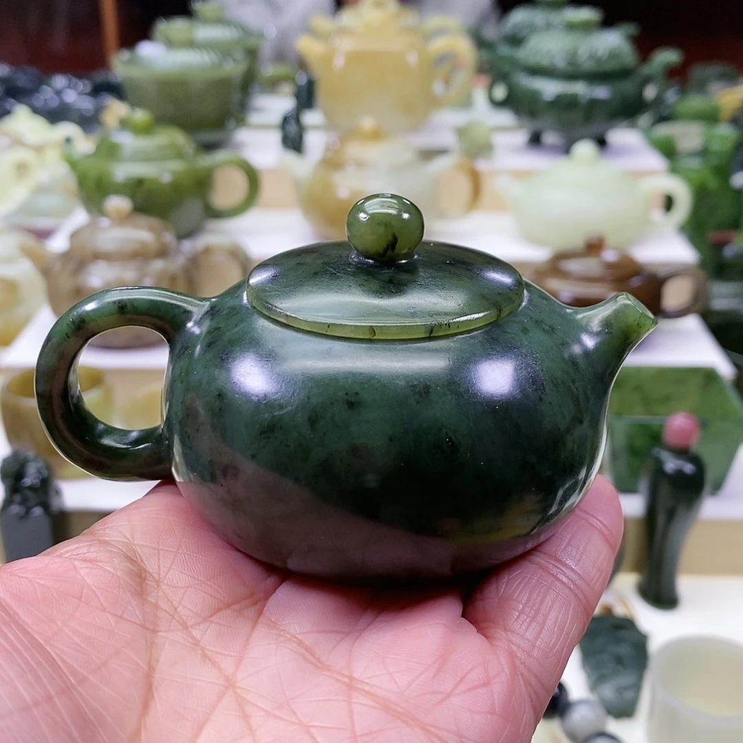 和田玉茶壶未镶嵌选****力