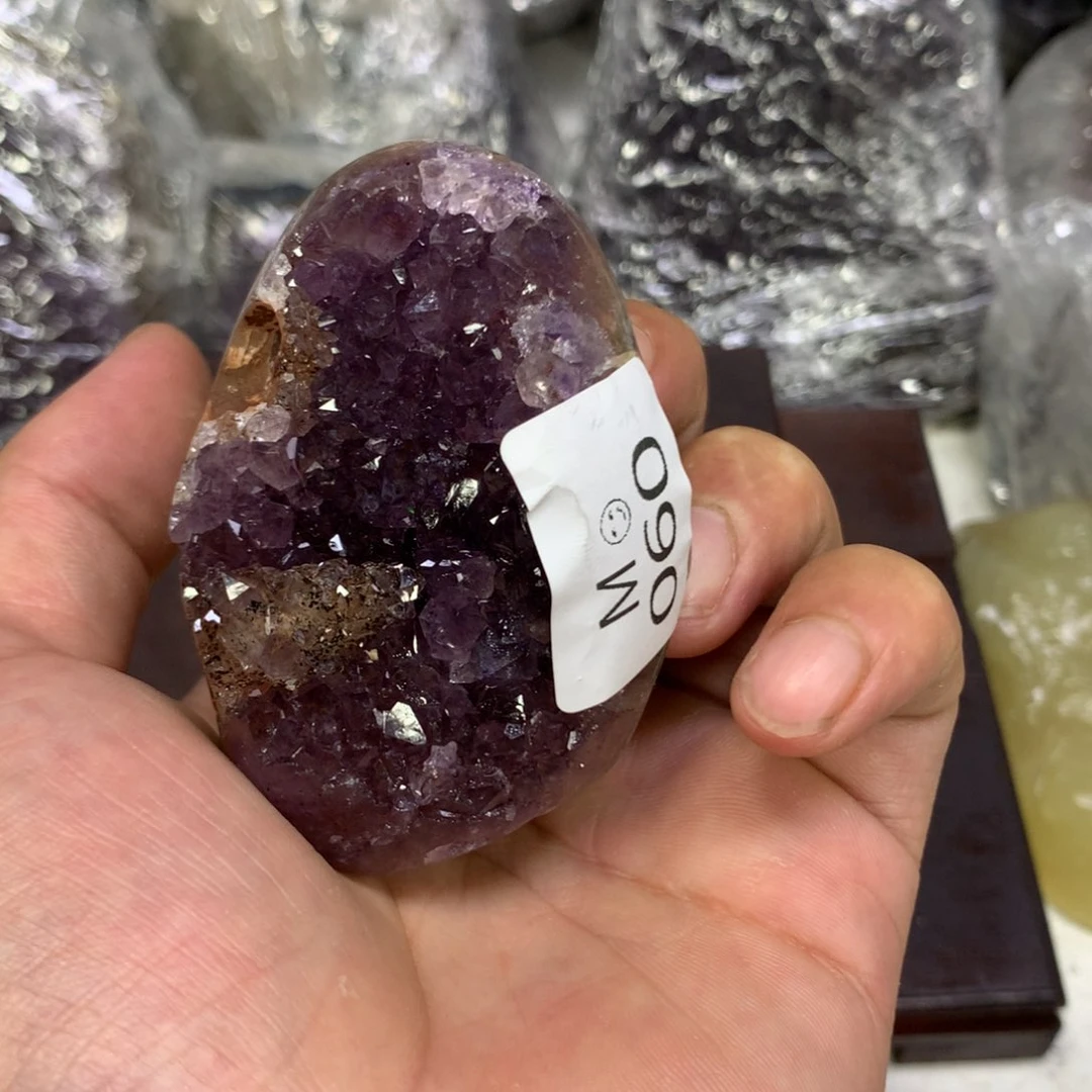 紫晶摆件未镶嵌水晶