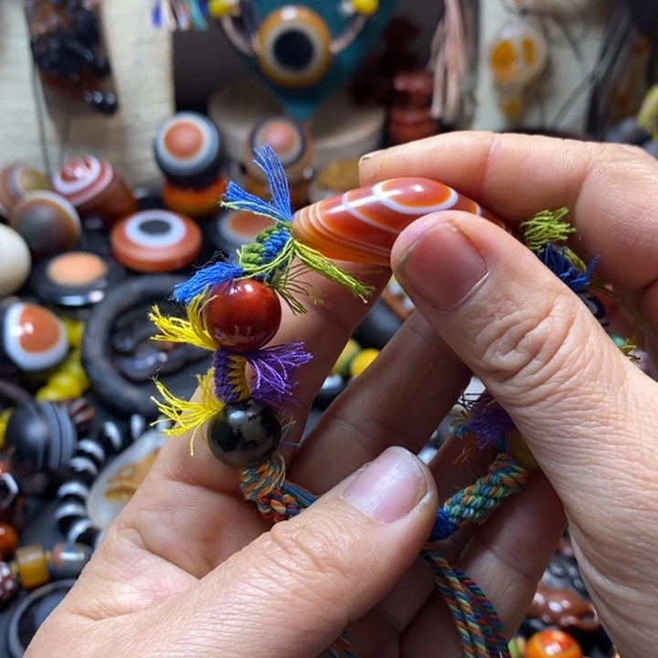 岚***玛瑙/玉髓未镶嵌颈饰