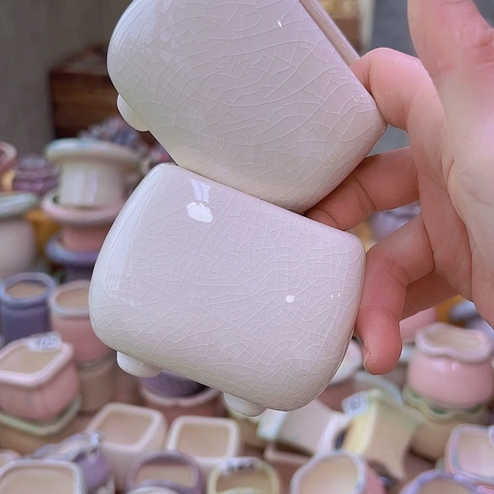 红陶陶瓷花盆当场满12包邮