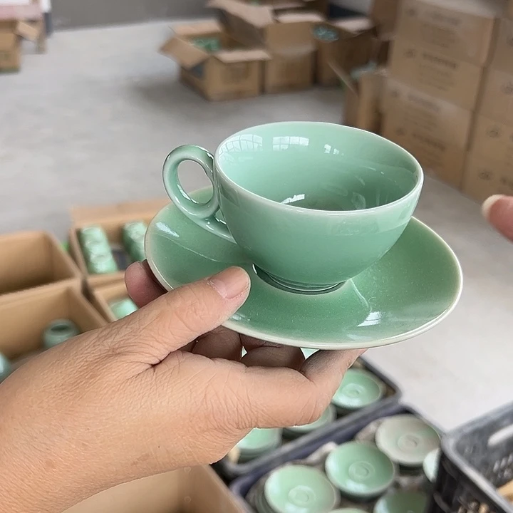 云间青瓷龙泉小米茶器