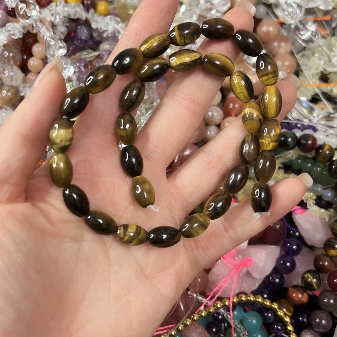 玛瑙/玉髓未镶嵌珠宝半成品，卡8x11黄虎一条