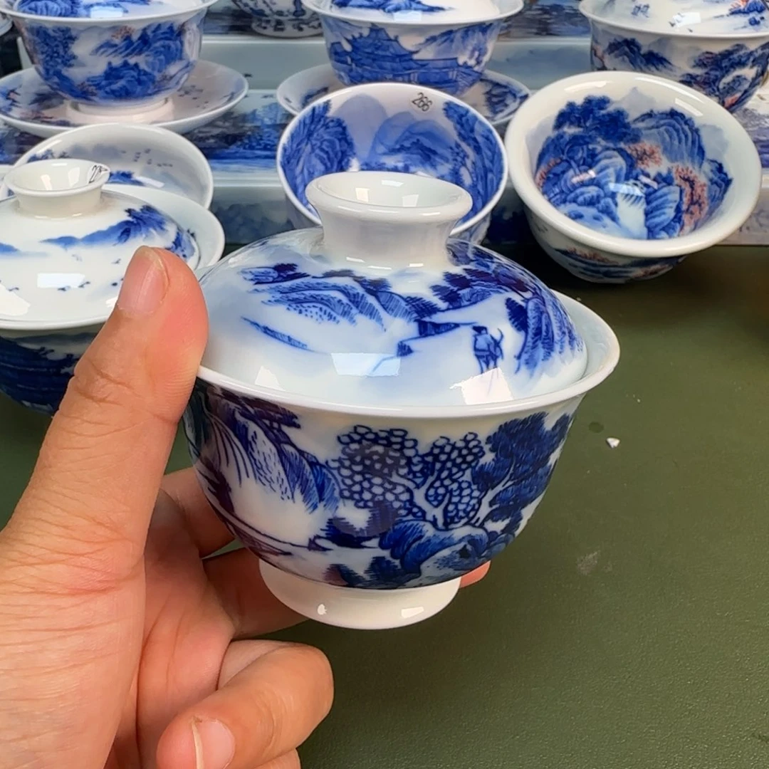 景德镇纯手绘茶具圆圆219