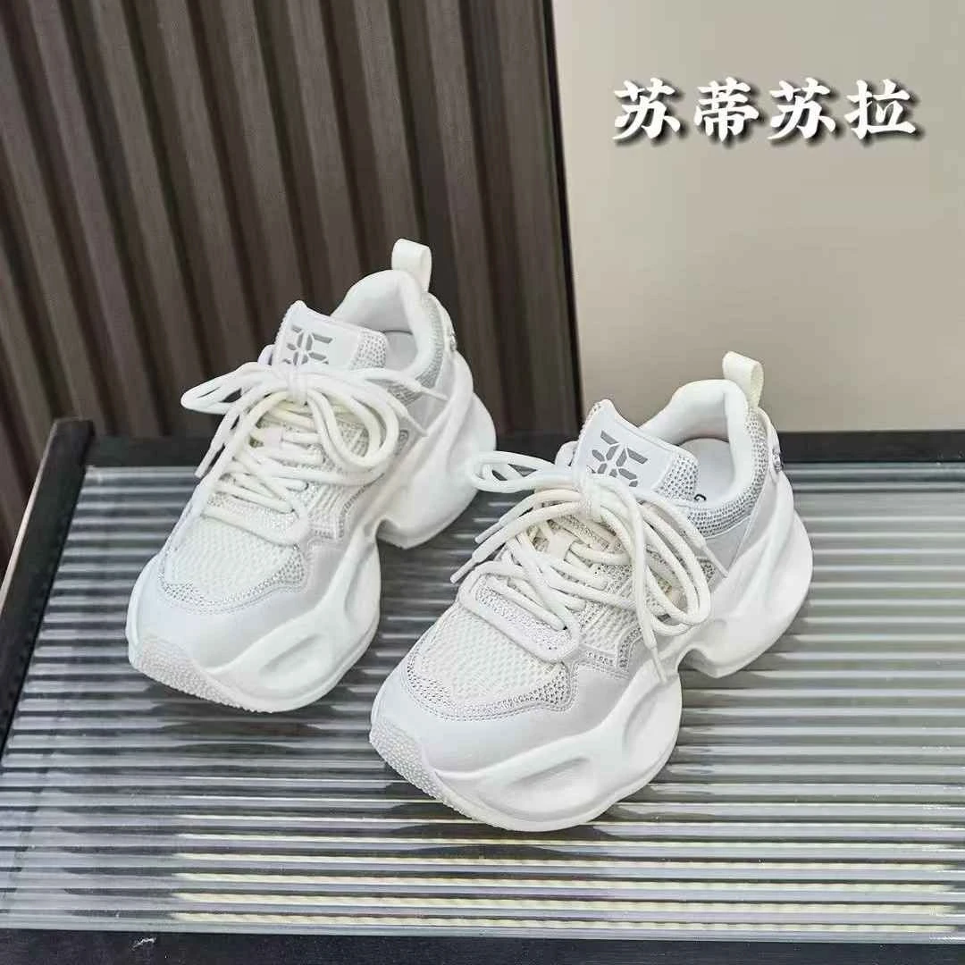 【活动款】826欧货老爹鞋女新款厚底轻便增高休闲鞋爆款2025时尚