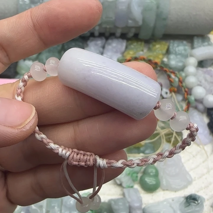 未镶嵌手链翡翠弯管
