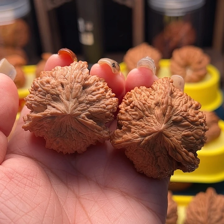 吊坠文玩核桃满天星三棱 全品