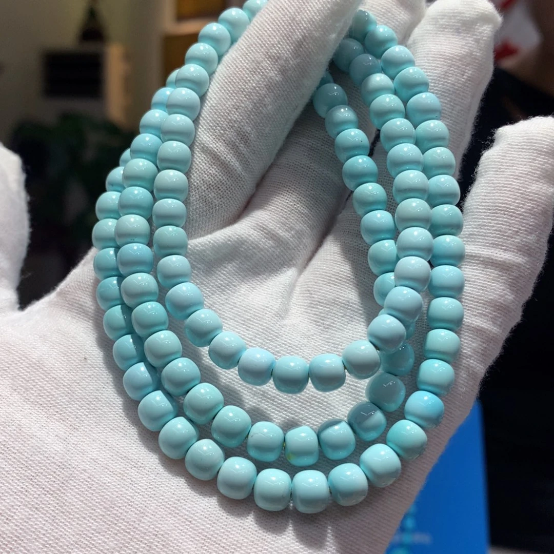 未镶嵌绿松石长链