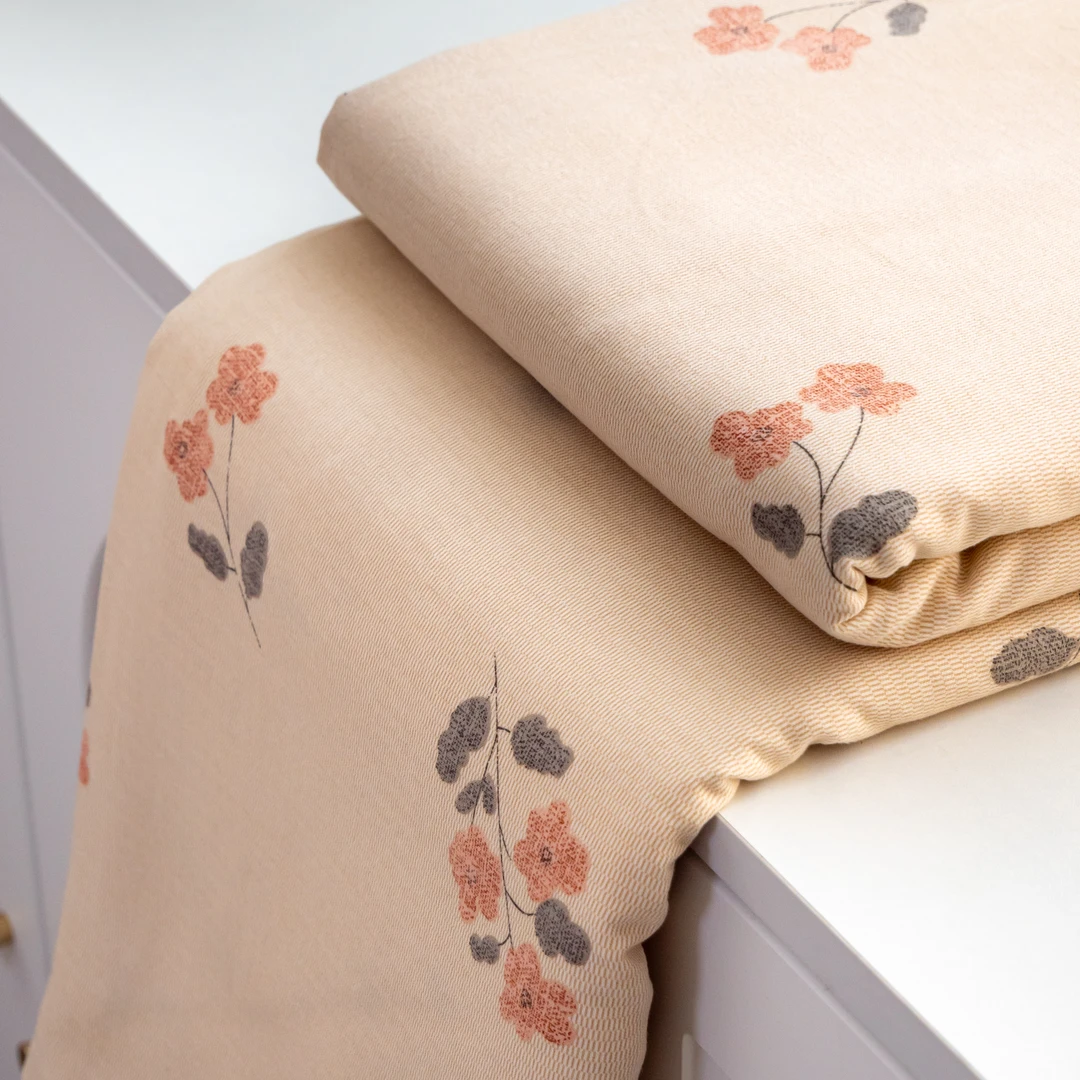 【京かわ会社】磨毛双层纱精品被罩200*230cm 甜蜜祝福