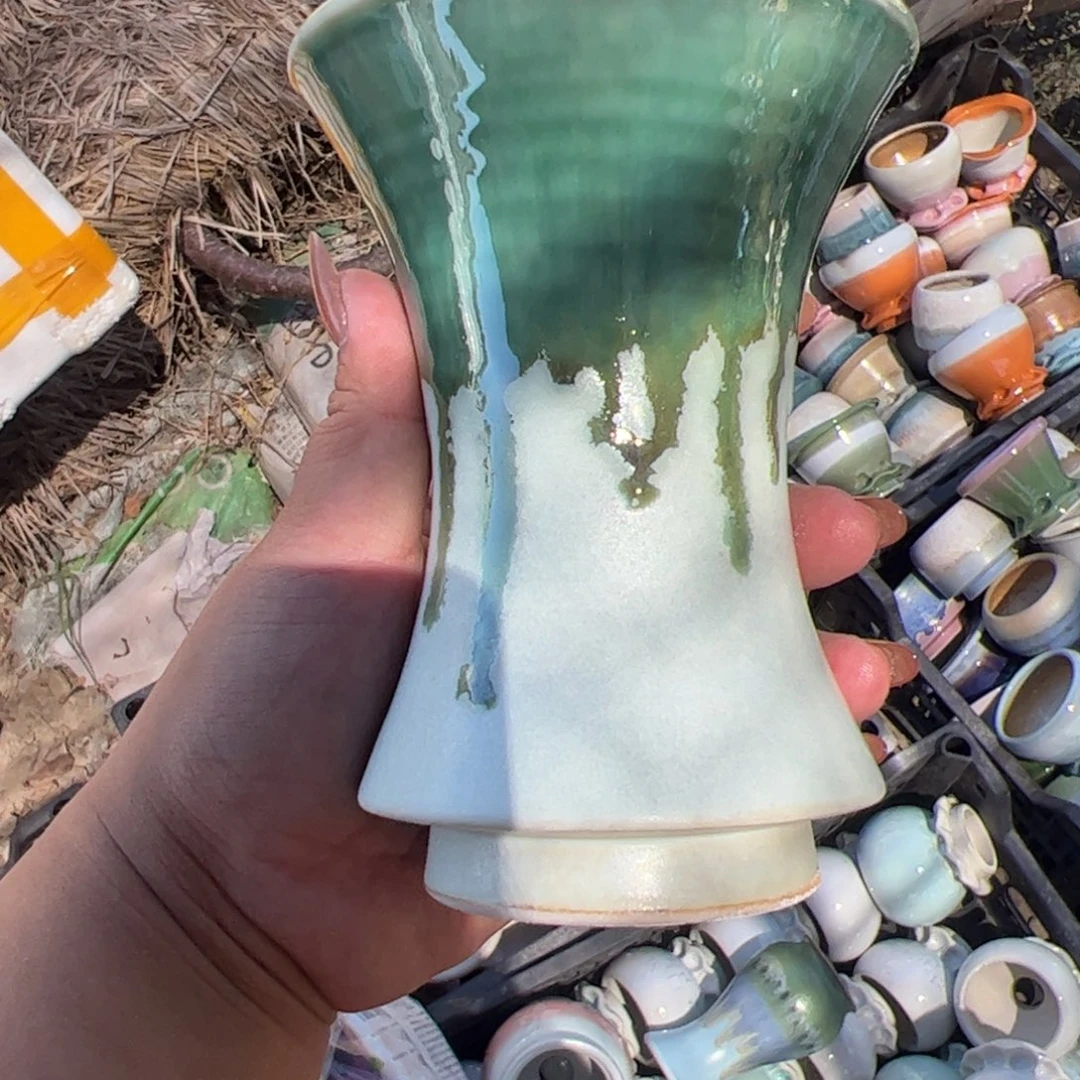 景德镇手工盆1个