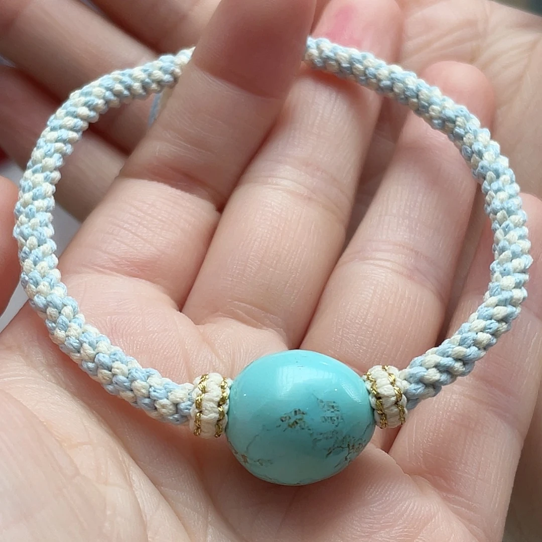 绿松石未镶嵌颈饰