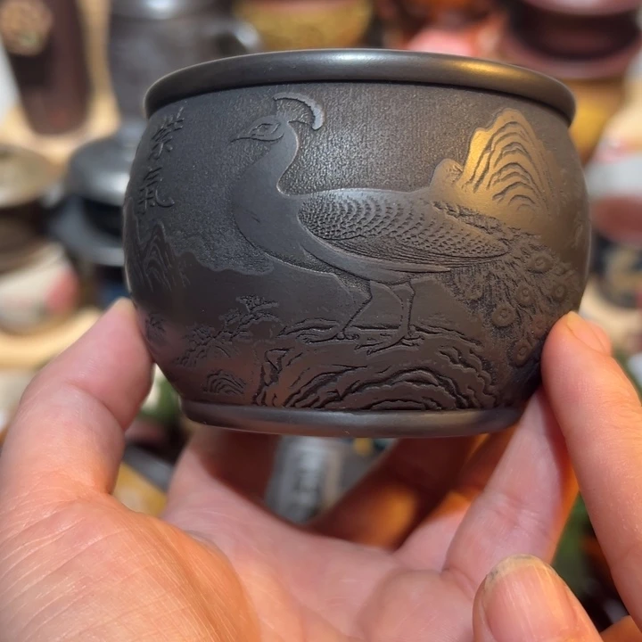 茶杯紫砂宜兴紫砂主人杯