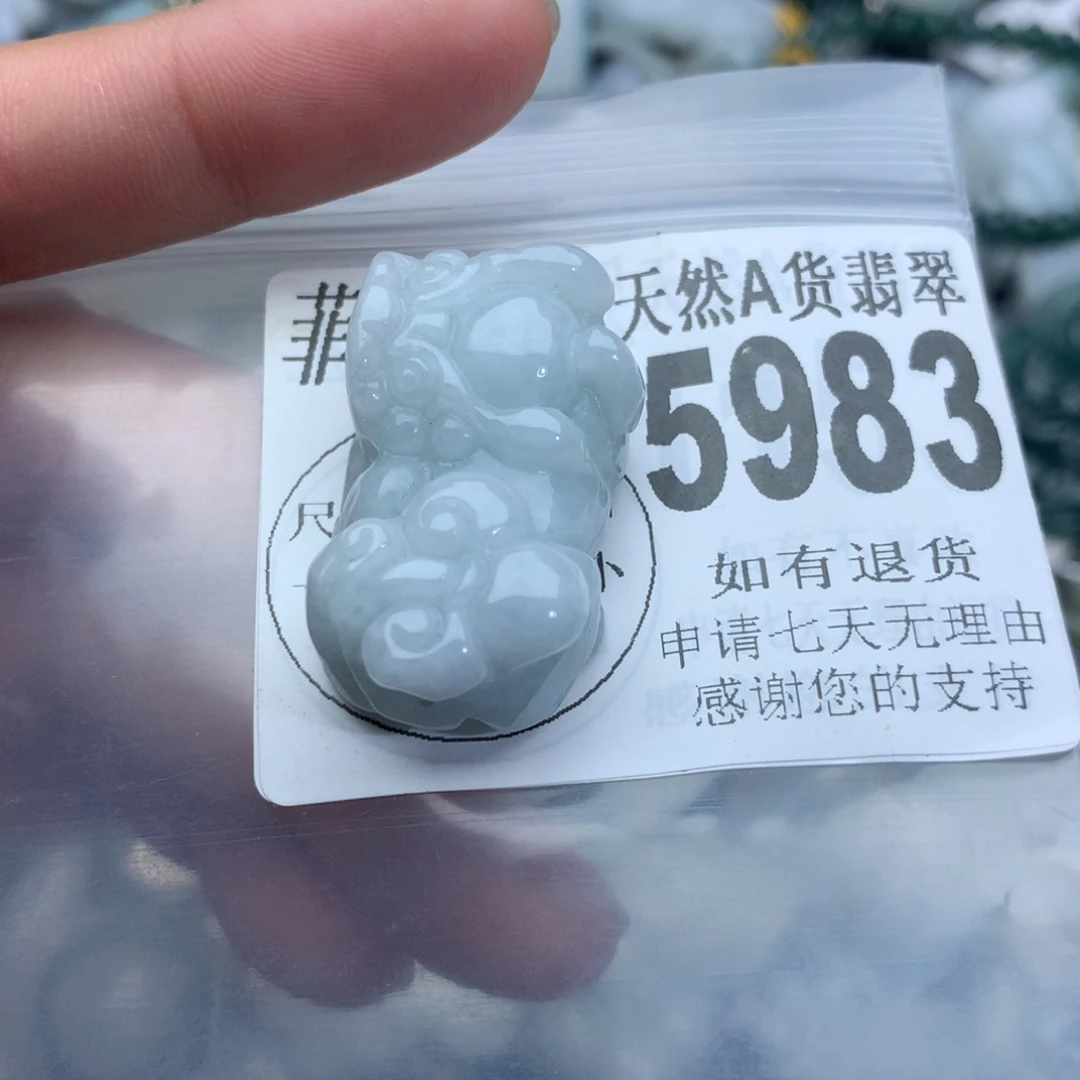 翡翠颈饰未镶嵌5983。