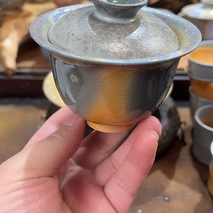 沁庐柴窑古法柴烧全手工茶具