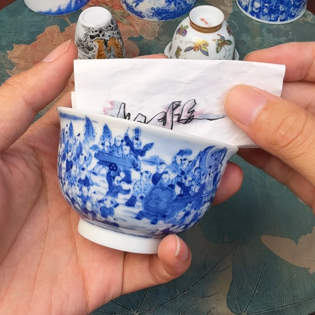 土***炮现代景德镇全手工全手绘陶瓷