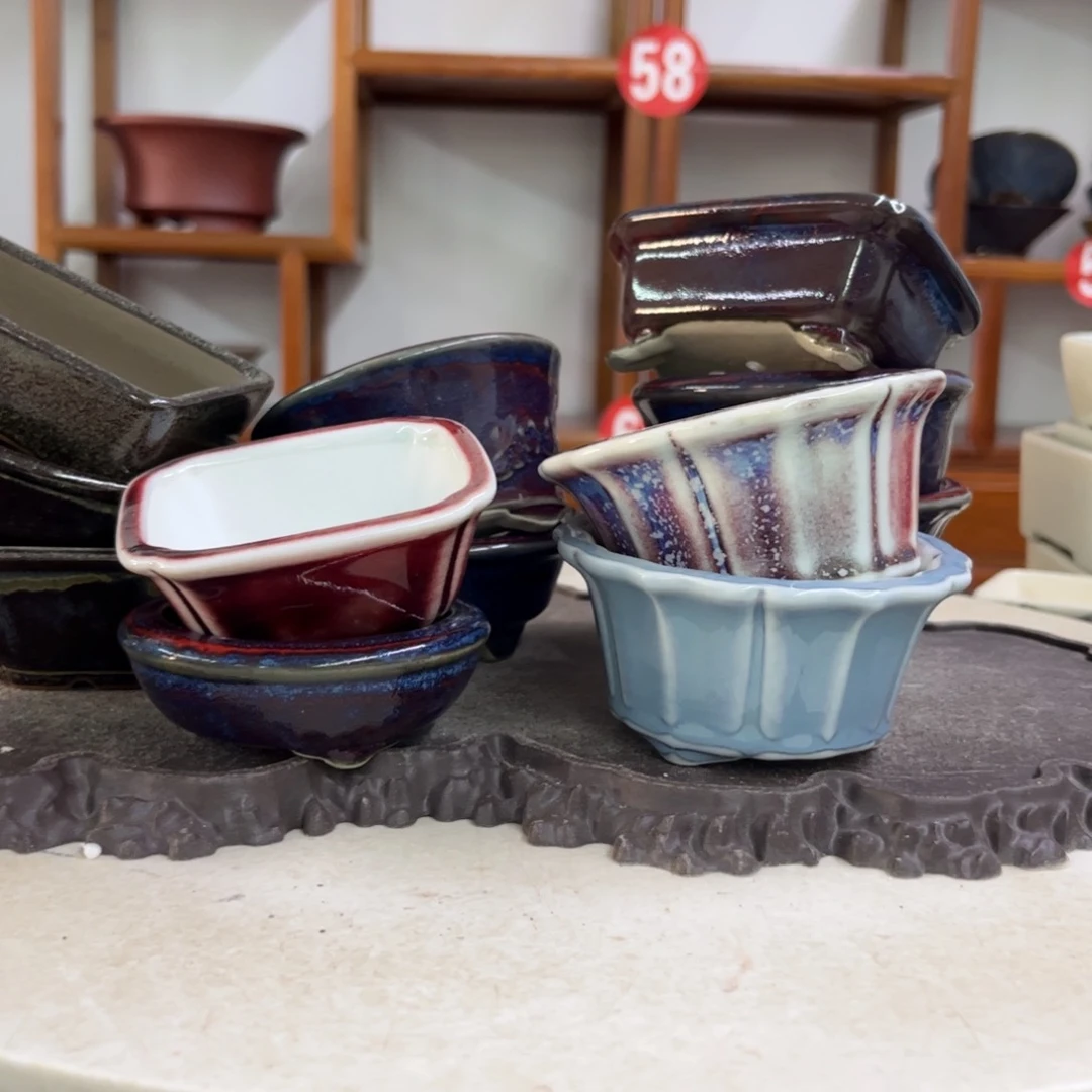 紫砂花盆识*瑕疵13个。。。。