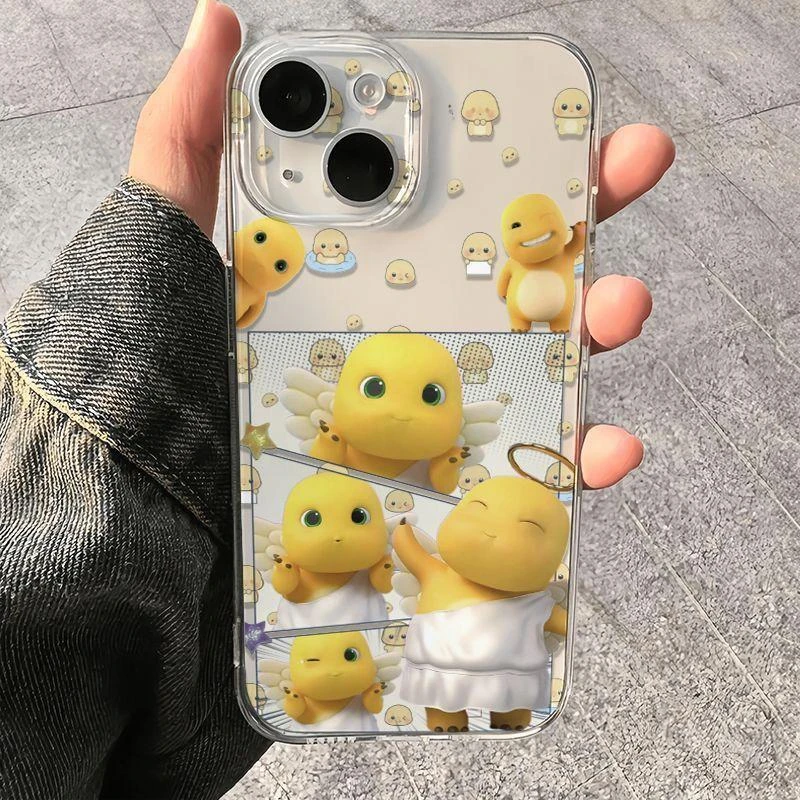 天使白裙奶龙适用于苹果17PORMAXiphone16华为小米vivo手机壳透明