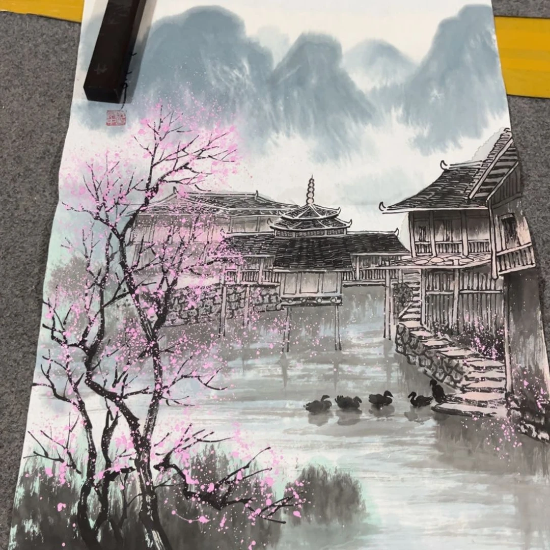 国画书法作品多次绘画作品