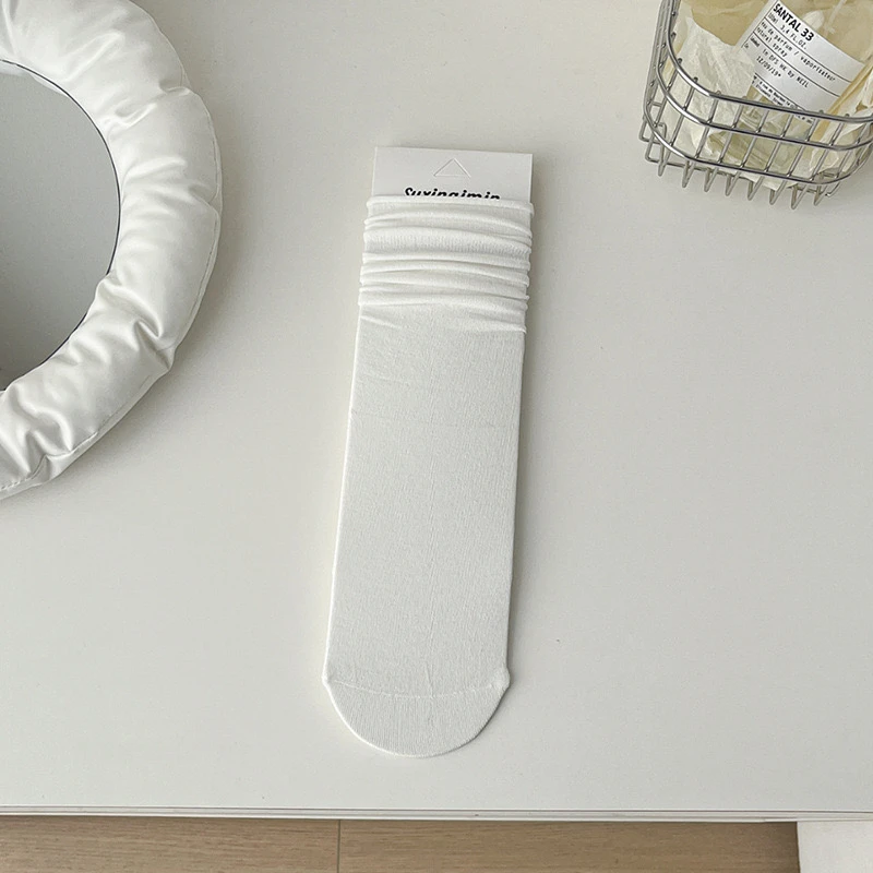 21 DEGREES 百搭潮流纯色堆堆袜